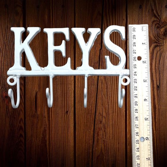 S🅾️LD!  Key Hook, Holder l Wall hanging l Home Decor l White - Picture 6 of 6